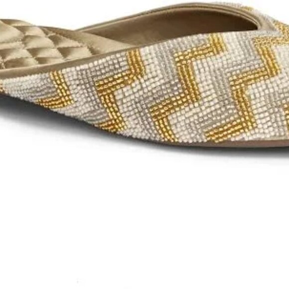 Birdies Swan Crystal Embellished Mules - Picture 2 of 2